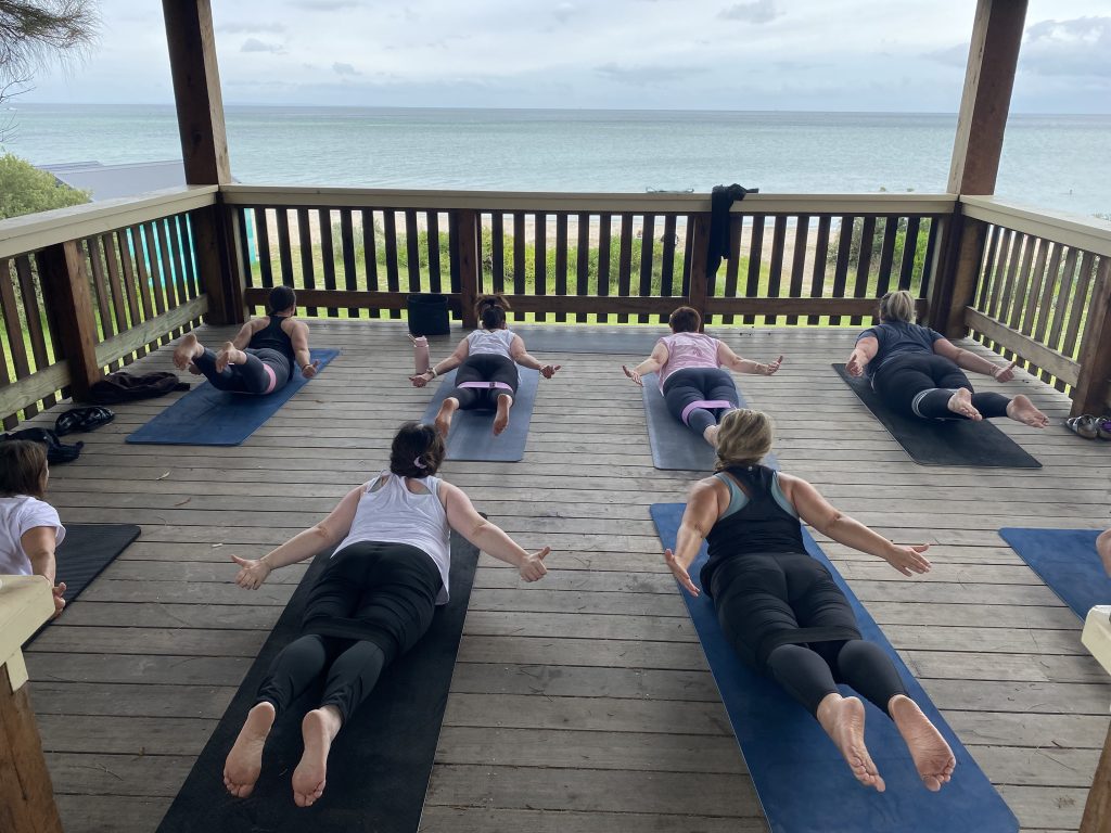 Yoga and pilates class from Yogatone running in Dromana